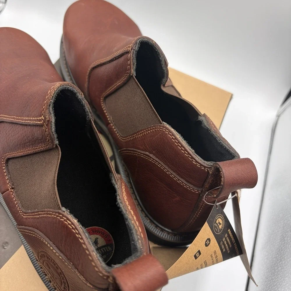 RED Wing Shoes Irish Setter 83300 Safety Toe Leather Work Romeo Cass Boots Sz 12